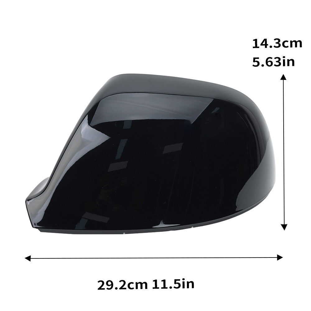 2¡Á F¨¹r for VW T5 T6 Transporter Amarok 10-19 Spiegelkappe Au?enspiegel L+R Schwarz