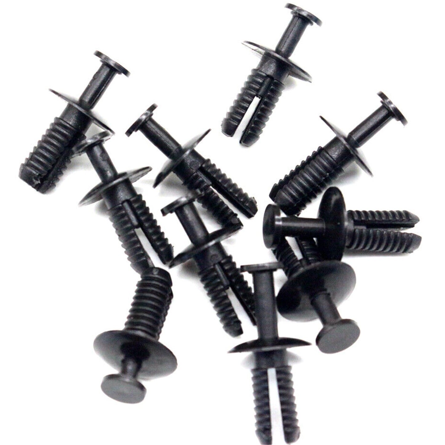 25x 6.5mm Plastic Rivet Clips for Fender Bumper, Wheel Arch, Interior Body Panel