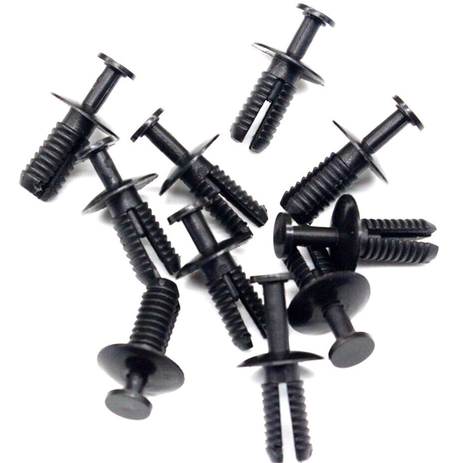 25x 6.5mm Plastic Rivet Clips for Fender Bumper, Wheel Arch, Interior Body Panel