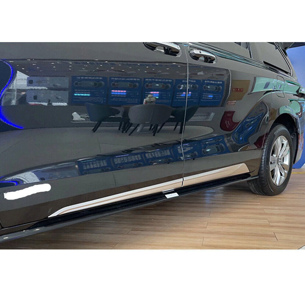 ABS Chrome Style Side Body Molding Trim Covers Decor for Toyota for Sienna 2021-2023