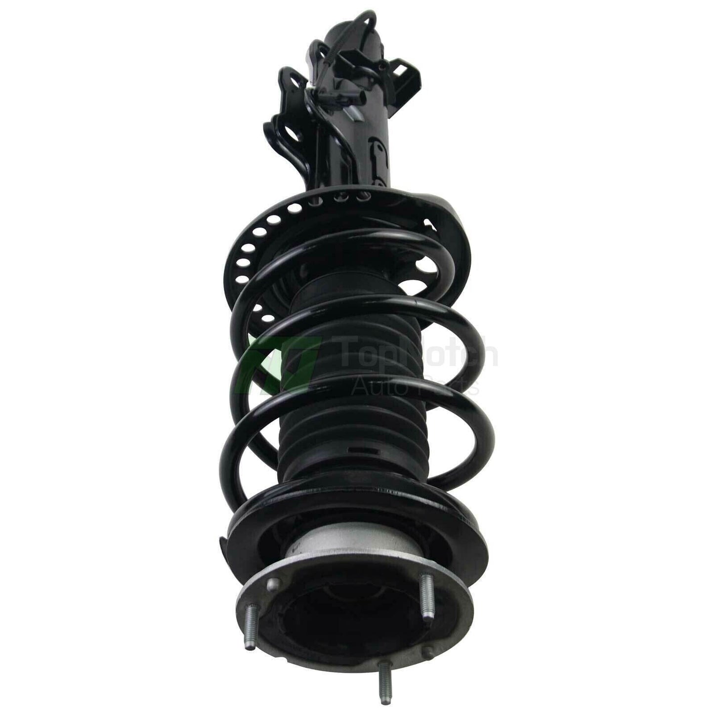 Two-piece front shock absorber kit with electric adjustment for Lincoln MKZ 2013-2020 3.7L and 2.0L models.