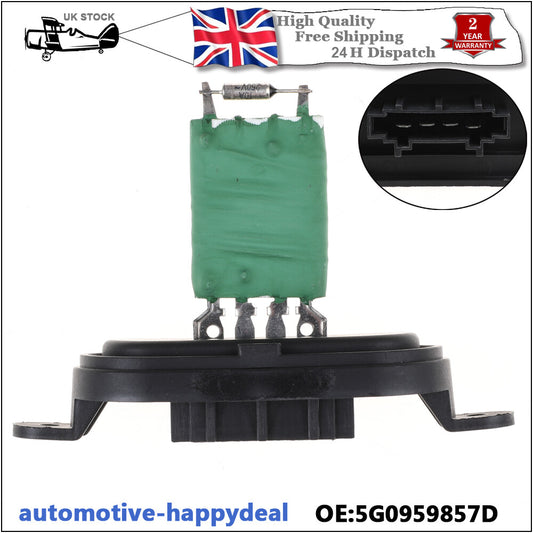HEATER BLOWER RESISTOR FAN MOTOR RESISTANCE for VW T5 TRANSPORTER MK5 7E0959263C