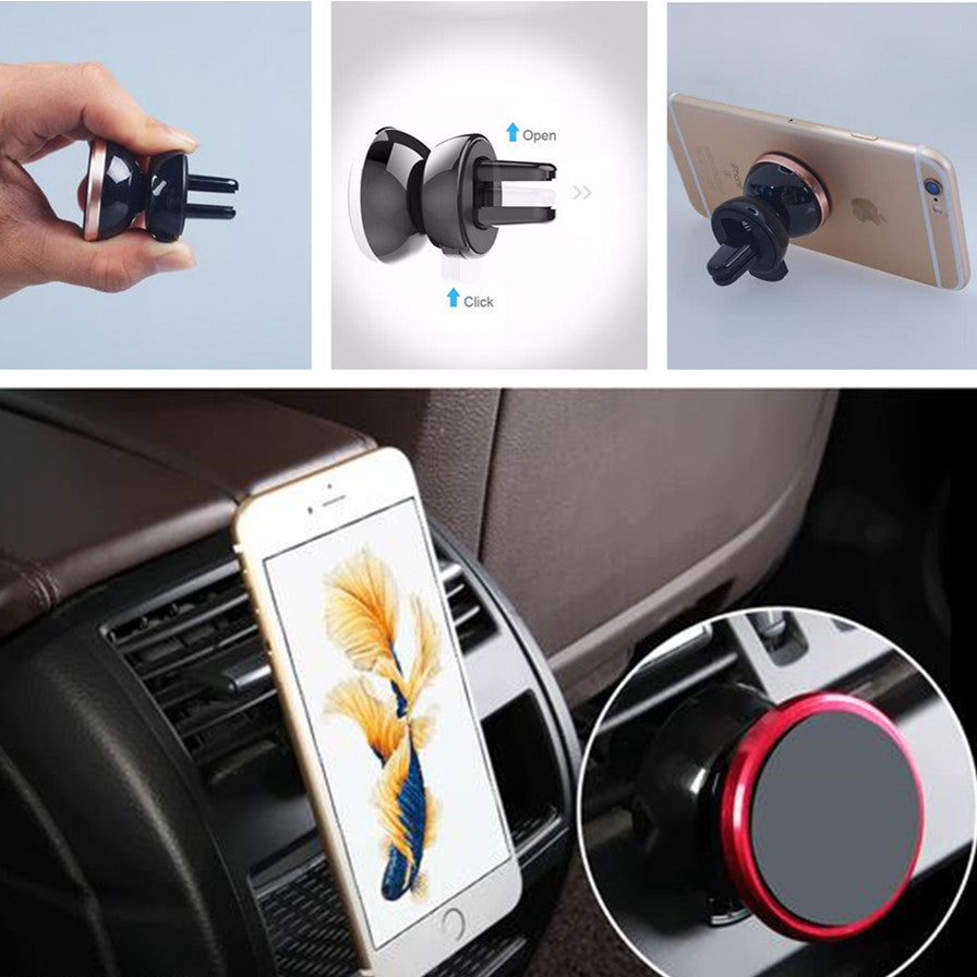 Universal Magnetic Car Phone Holder Air Vent Outlet Mount Mobile Holder Stand