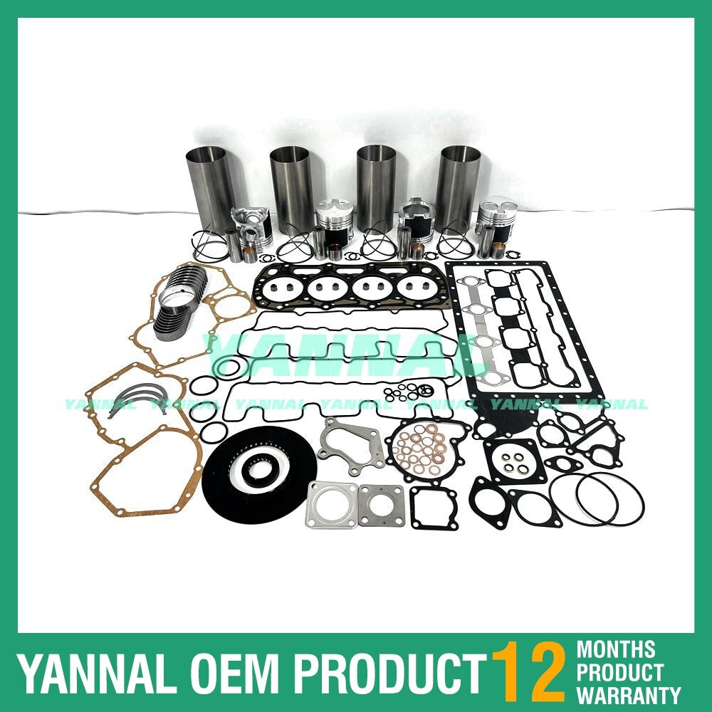 Engine overhaul and rebuild kit with washers and bearings for Perkins 404D-22 engines.