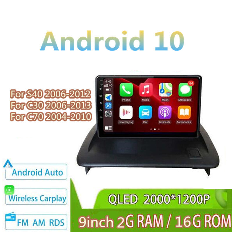 Car Multimedia Radio GPS Navigation HeadUnit Android For 06-12 for VOLVO C30 S40 C70