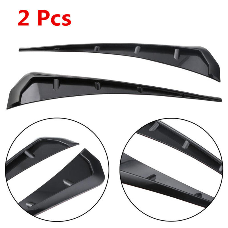 Car Universal Black ABS Side Fender Side Vent Air Wing Flow Cover Trim Sticker