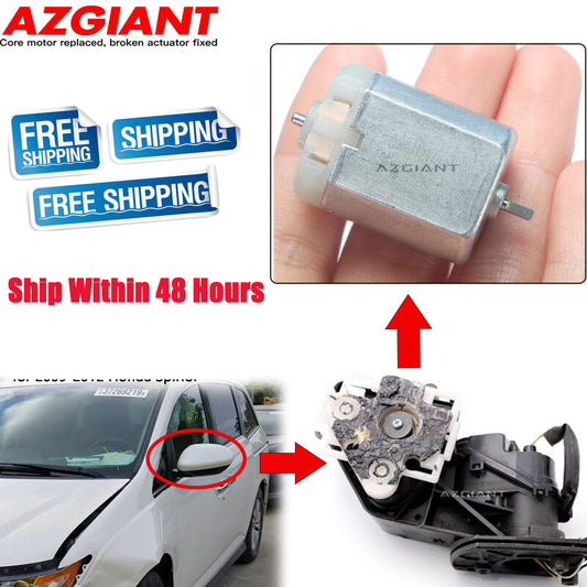 12-volt mass side mirror folding motor replacement part for Toyota Sequoia 2001-2007
