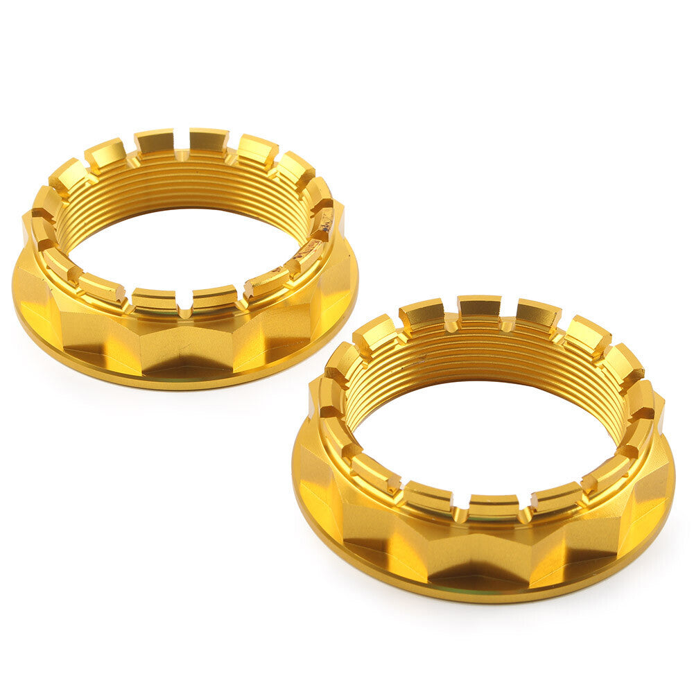 2x Hinterradachsmutter f¨¹r for Ducati V4 1098 1198 1199 1299 Diavel Motorrad Gold