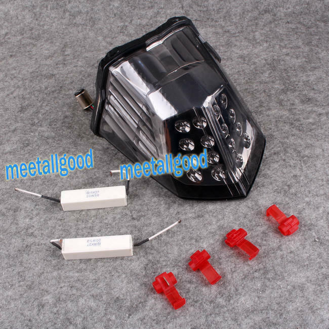 Integrated LED Smoke Tail light Turn Signal for Yamaha XJ6 2009 2010 2011 2012