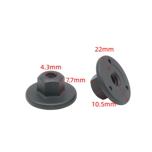 10 Car Bumper Mudguard Panel Underbody Shields Lock Nuts for Bmw