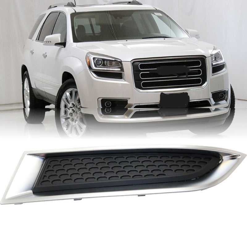 Front Left With Chrome Molding 20982401 Fog Light Cover For 2013-2016 for GMC Acadia