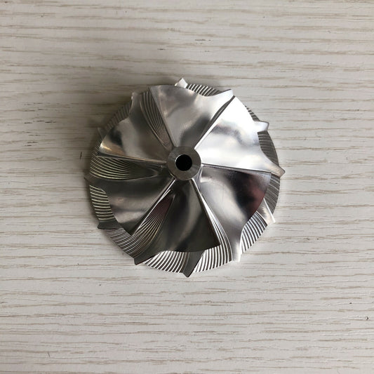 RHF5 Reverse 54.50/70.00 mm 6+6 Blade Performance Turbine Blank Compressor Wheel