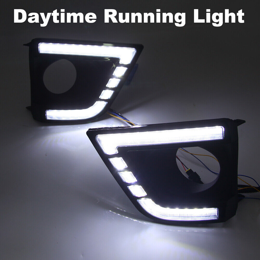 for Toyota for Corolla 2014-2016 LED DRL Daytime Running Light Driving Fog Lamp Kit