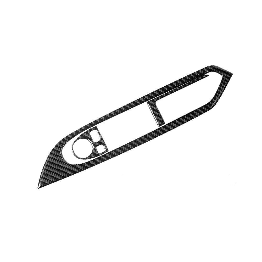 3Pcs Carbon Fiber Driver Window Switch Panel Cover Trim for BMW 6 Series F12 F13