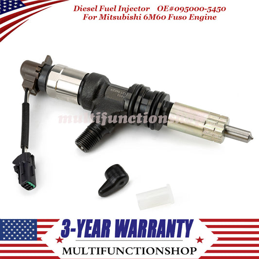 095000-5450 ME302143 Diesel Fuel Injector for Mitsubishi 6M60 Fuso Engine NEW