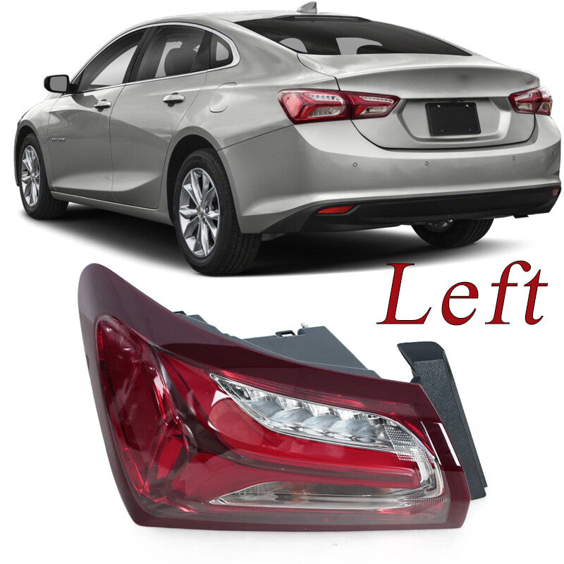 Rear Outside Taillight assembly LED Left for Chevrolet Malibu XL 2019-2021