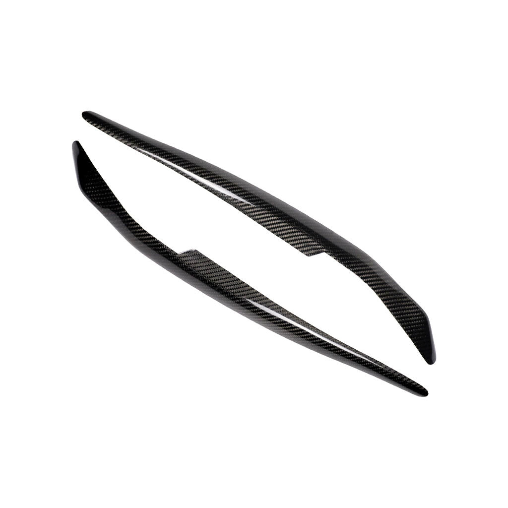 Carbon Fiber Headlight Eyelids Eyebrow Cover for Mitsubishi Lancer EVO 2008-2014