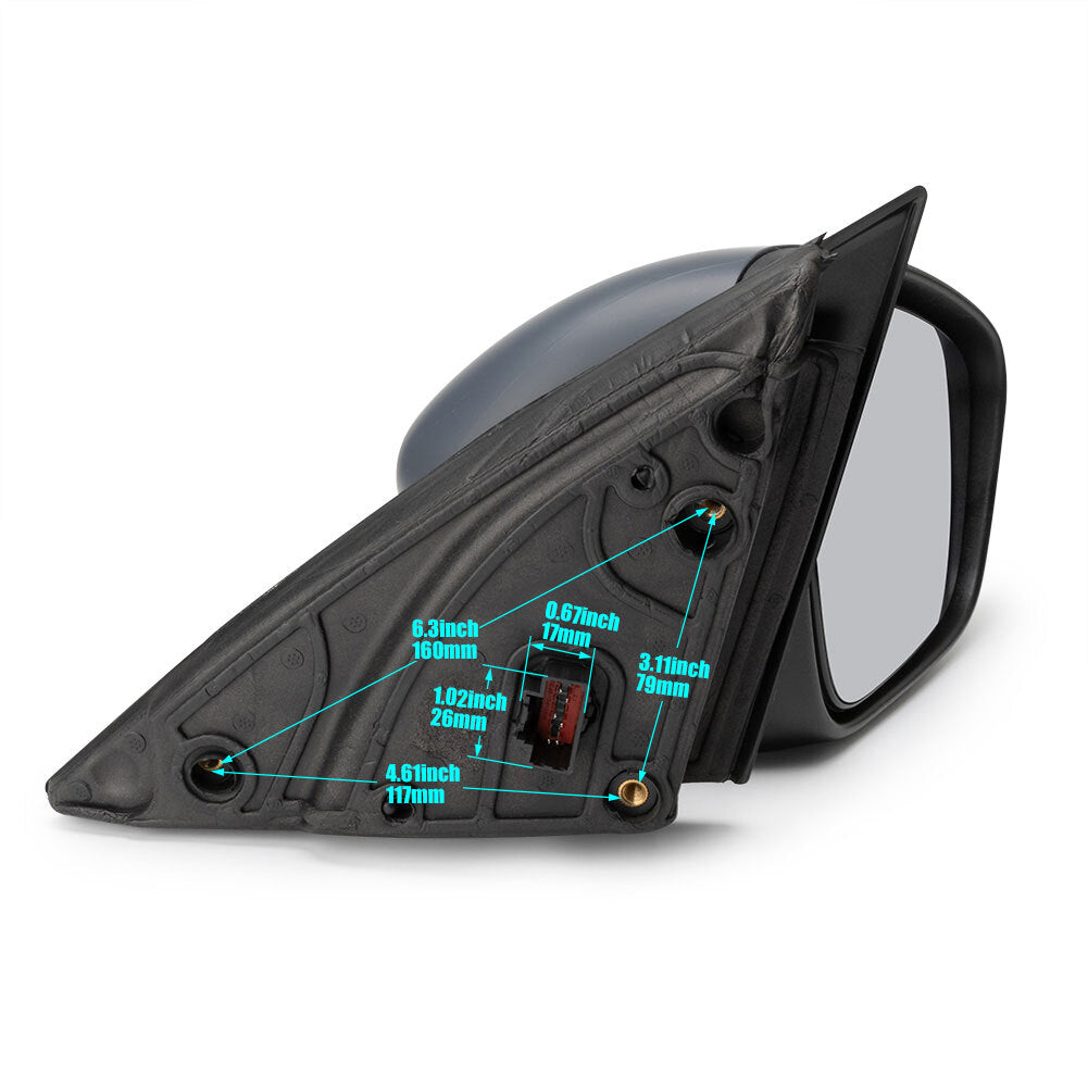2x Left+Right Side Mirror LJ6Z-17682-DA LJ6Z-17683-DA for Ford Escape 2020-2023