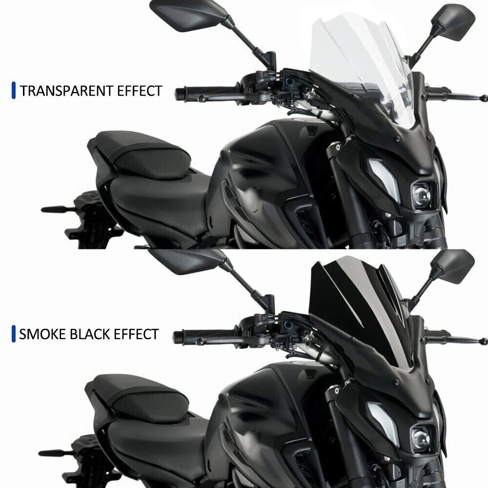for Yamaha MT-07 2021- Dirt Bike Wind Windshield Deflector Protector WIND Screen