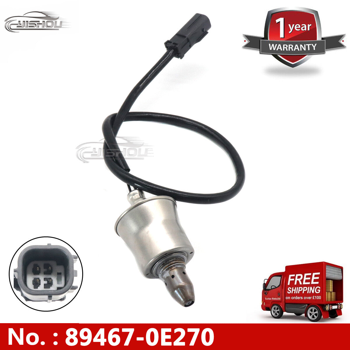 Air-fuel ratio oxygen sensor 89467-0E270 applicable to 2020-2022 for Toyota Highlander 3.5L