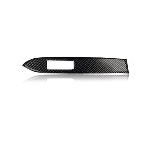 Carbon Fiber Style Interior Dashboard Panel Cover Trim for Ford for Mustang 15-19