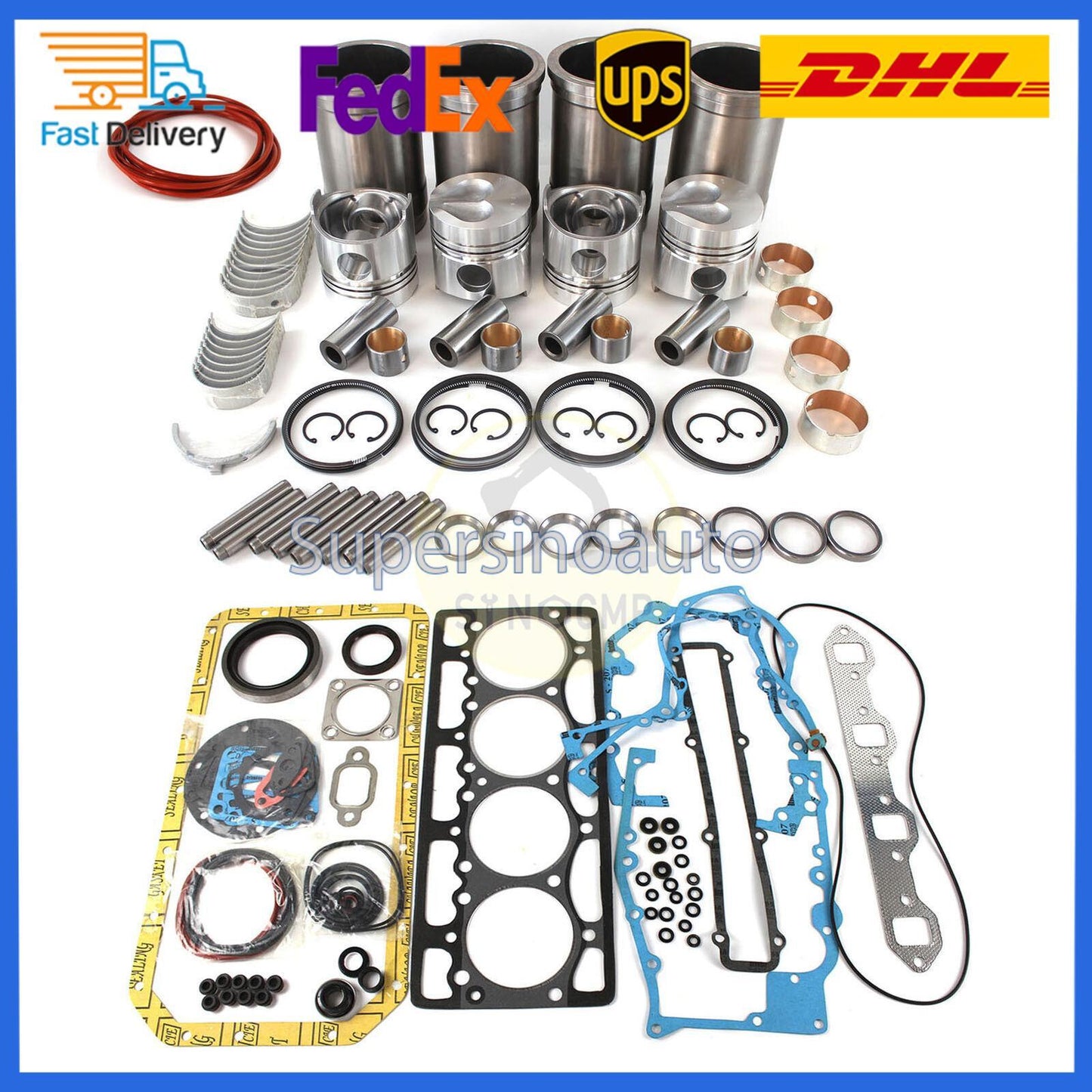 4D94-2 4D94-2D 4D94 Engine Rebuild Kit For Excavator Dozer Loader Komatsu PC60-1