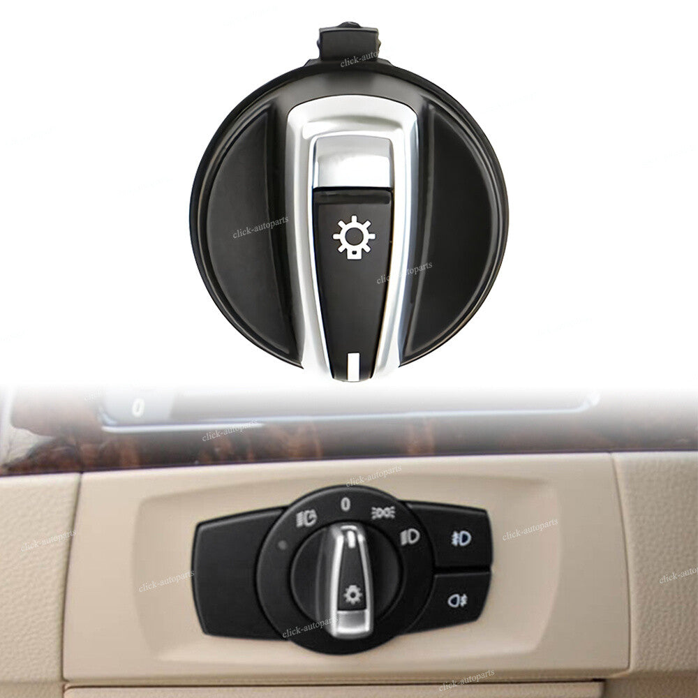 for BMW E88 E82 3 E90 E91 X1 E84 Headlight Switch Knob Fog Light Button