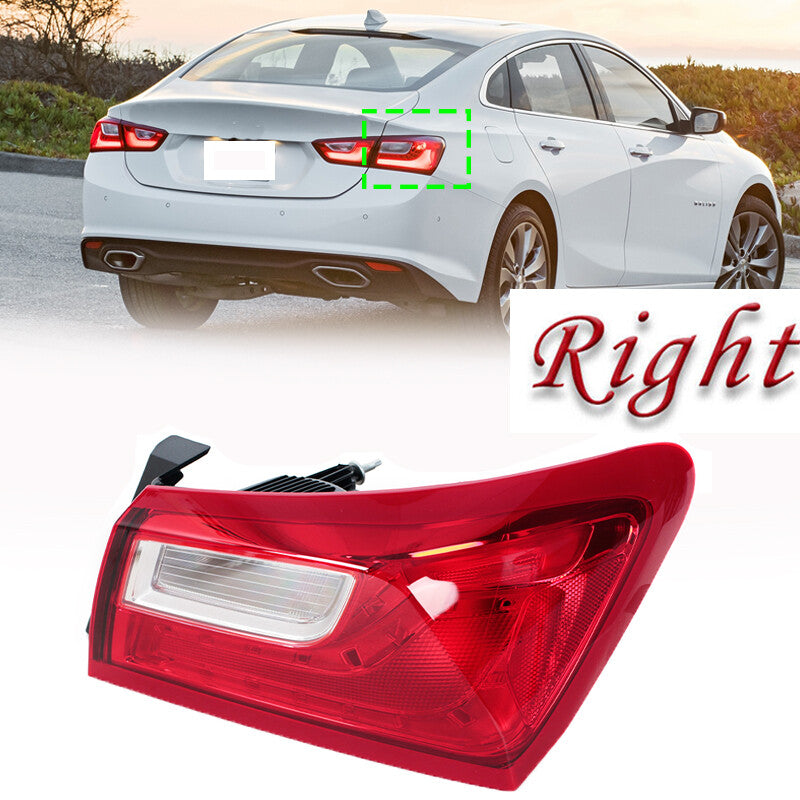 Right halogen rear bumper taillights are suitable for Chevrolet Malibu XL 2016-2018 models.
