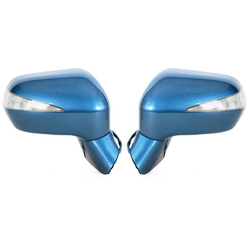 1Pair Blue Rearview Mirror Assy LED 5-PINS for HONDA for CIVIC FA1 FD1 FD2 2006-2011