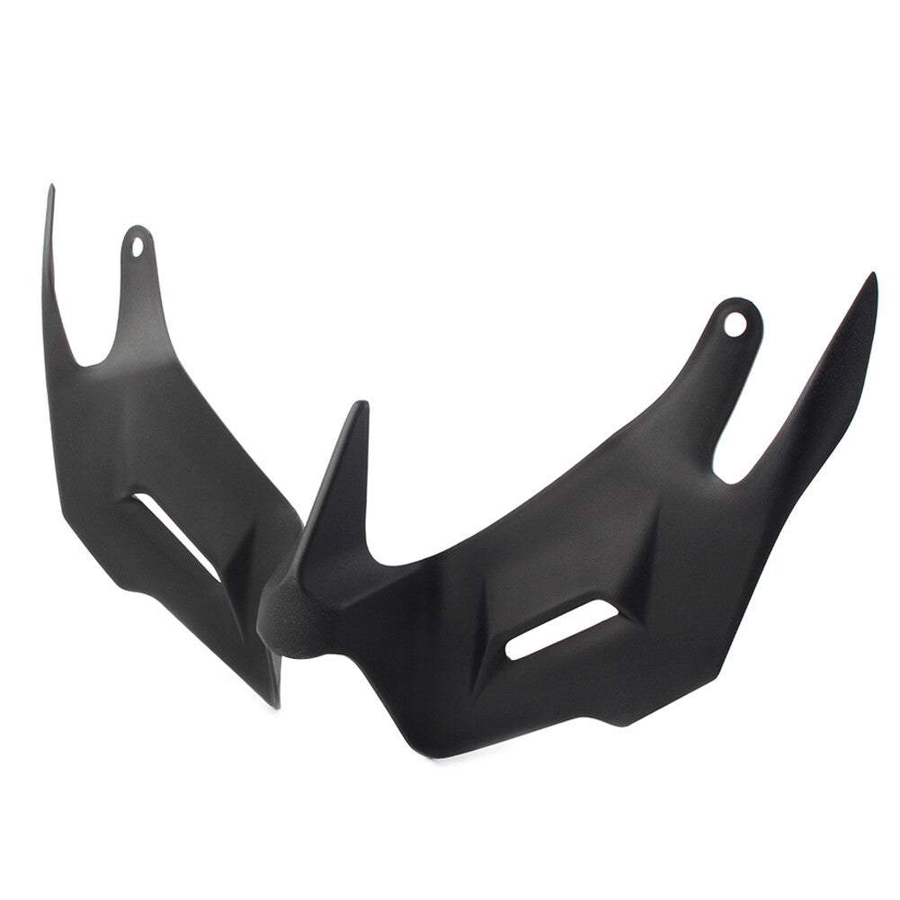 Front Winglet Fairing Aerodynamic Spoiler for Yamaha YZF R3 R25 2014-18 Black cl