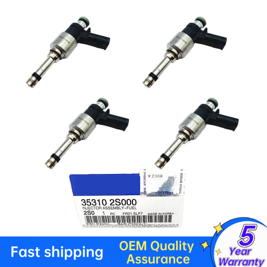 4X Fuel Injector for Hyundai for Tucson Santa Fe Sonata for KIA Sorento Sportage