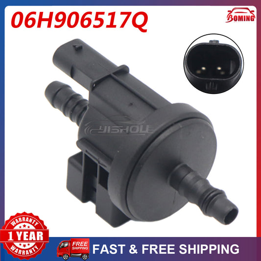 Vapor Canister Purge Valve for VW for Passat for Tiguan Beetle for Audi A3 Q2 06H906517Q New