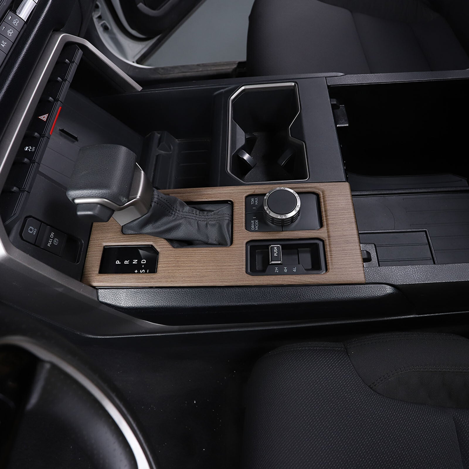 Matt Black ABS Air Conditioning Knob Frame Cover Trim for Jaguar F Model 2013-24