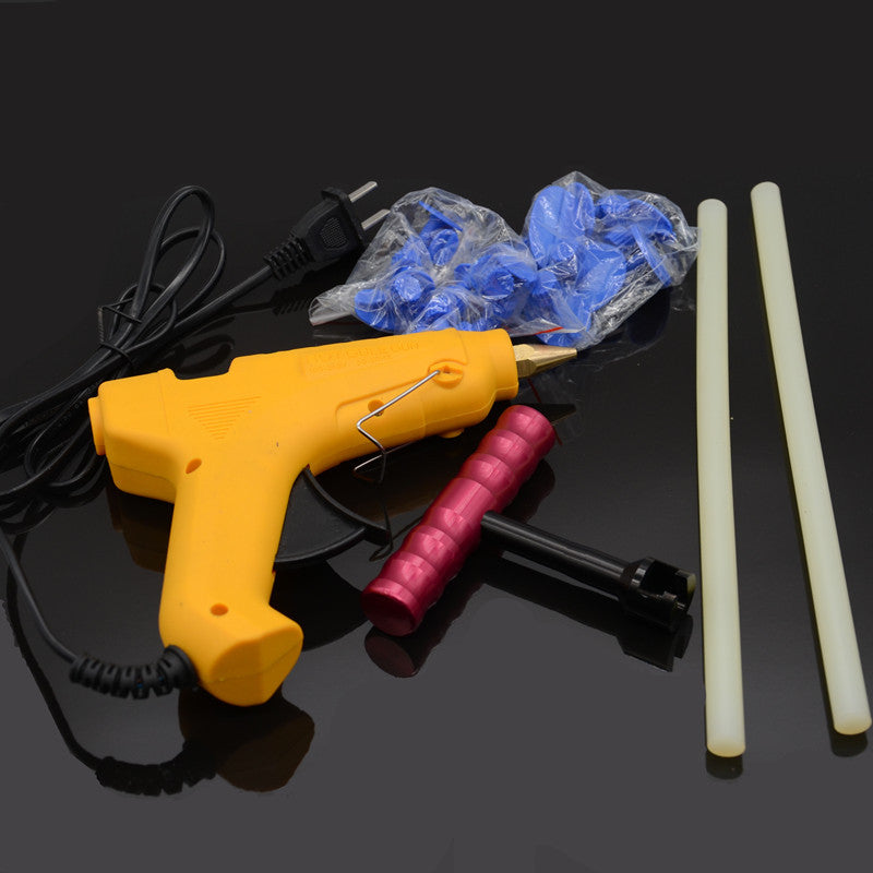 Car Paintless Dent Pit Repair Hot Glue Gun Tabs T-Bar Hammer Puller Lifter Tool
