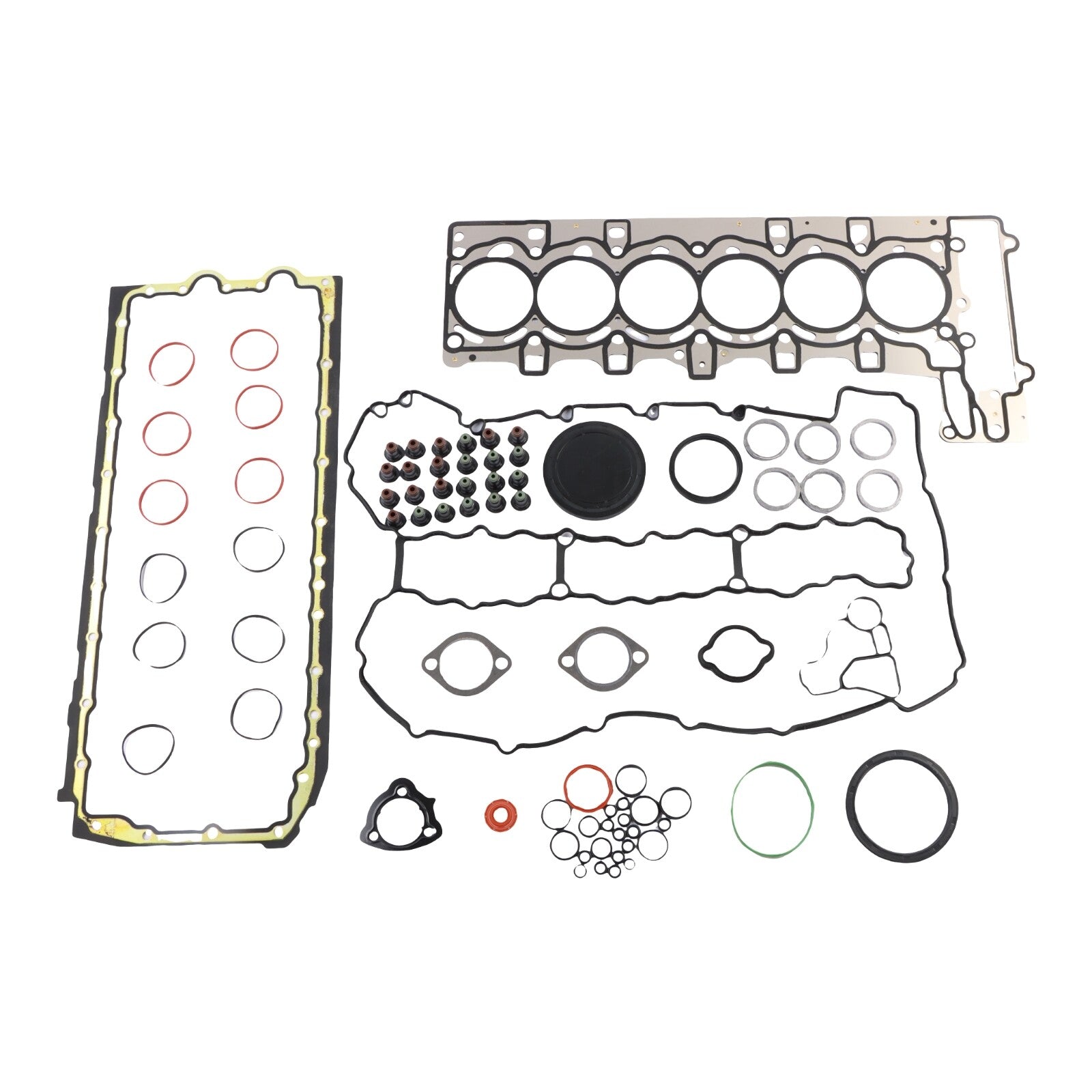 N54 Engine Rebuild Overhaul Kit Pistons Rings Bearings Guide HEAD BOLTS for BMW