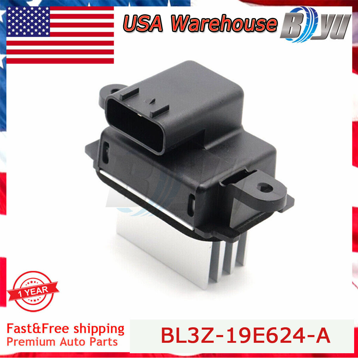 New Blower Motor Resistor Module Fits for Ford F150 Heater Fan HVAC 2009-2014 US