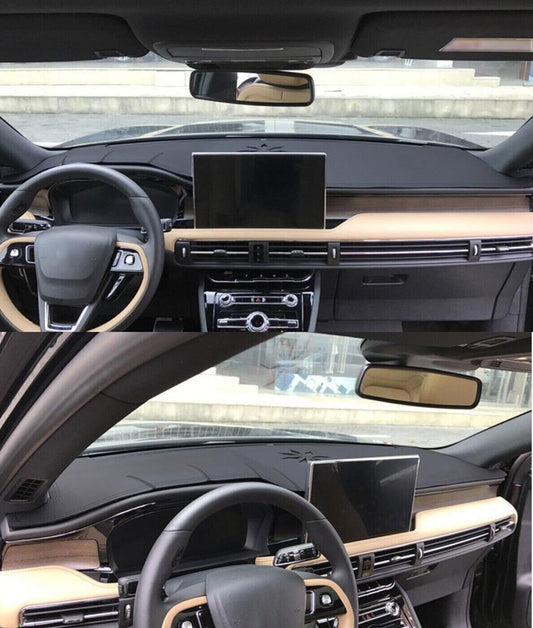 1X PU leather Dashboard Dash Mat Non-slip DashMat for Lincoln Nautilus 2021-2023