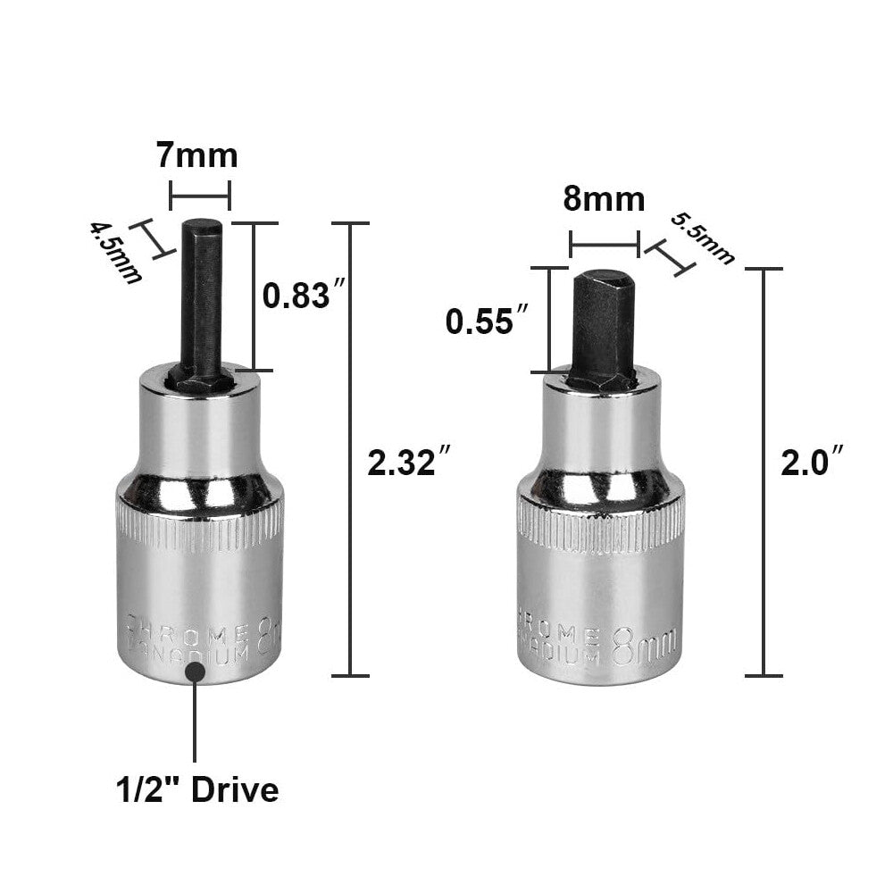 Universal Suspension Strut Spreader 5-11mm Strut Sockets Tool for VW for Ford for Mini