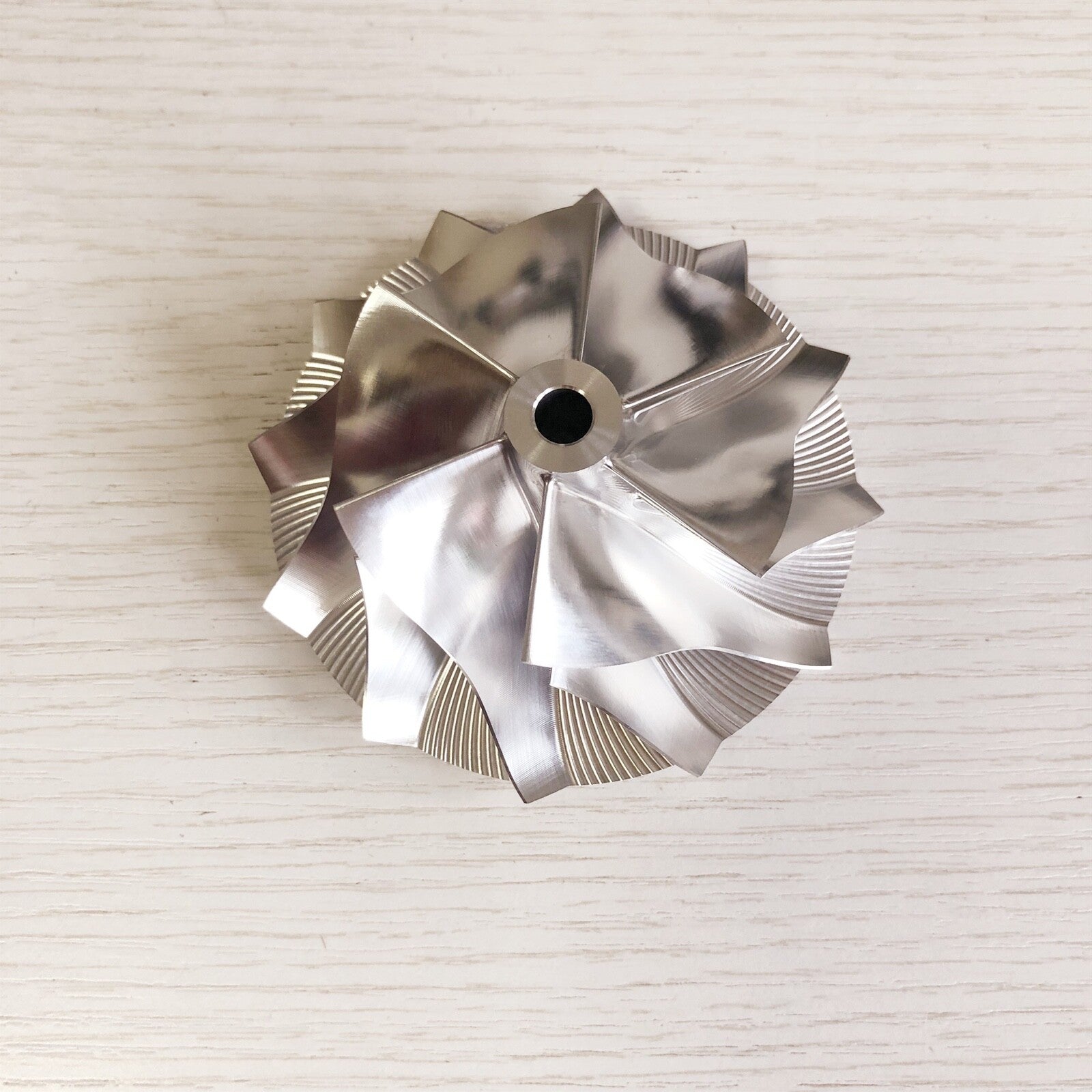 HX40 59.95/86.01 mm 6+6 Blade High-Performance Turbine Billet Compressor Wheel