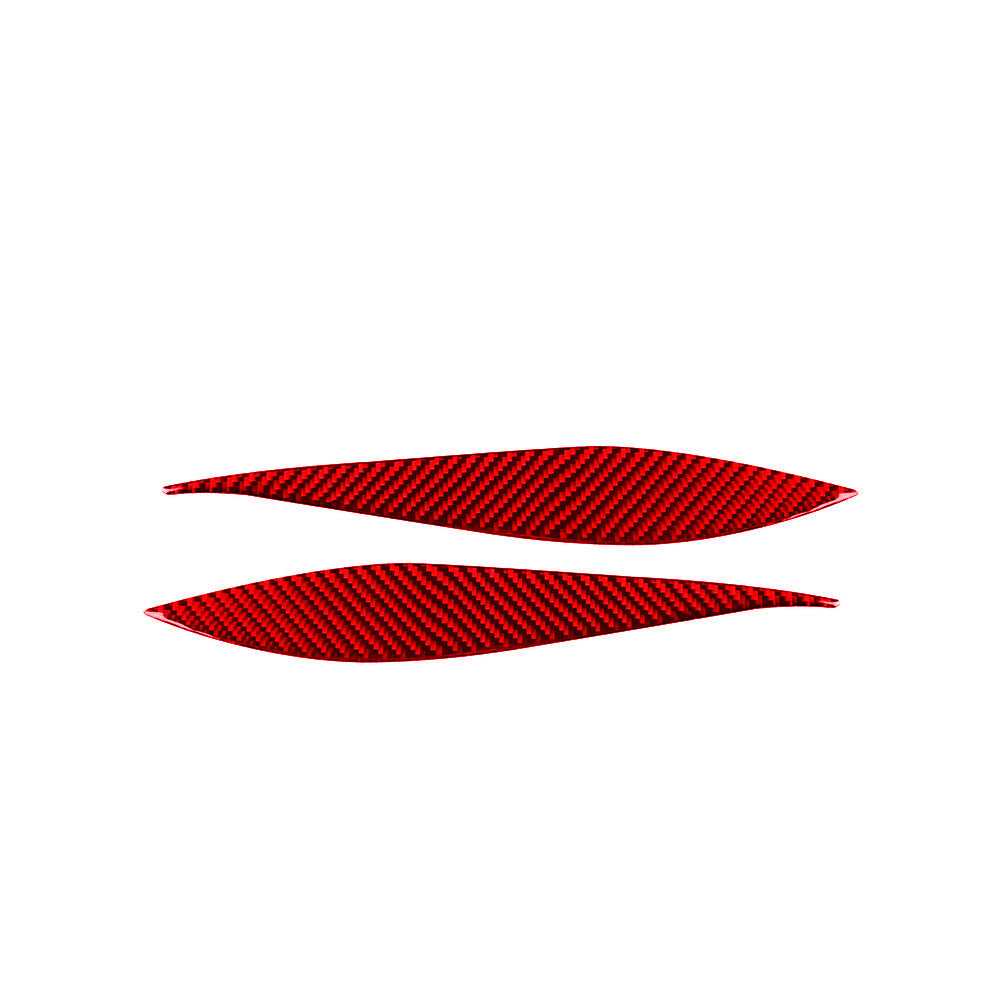 Red Carbon Fiber Headlight Eyebrows Cover for Toyota 86 for Subaru BRZ 2016-2020