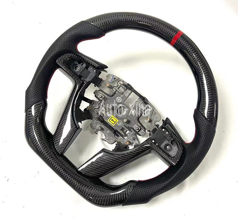 New Carbon Fiber Flat Sport Perforated Steering Wheel for Pontiac G8 GT 2008-09