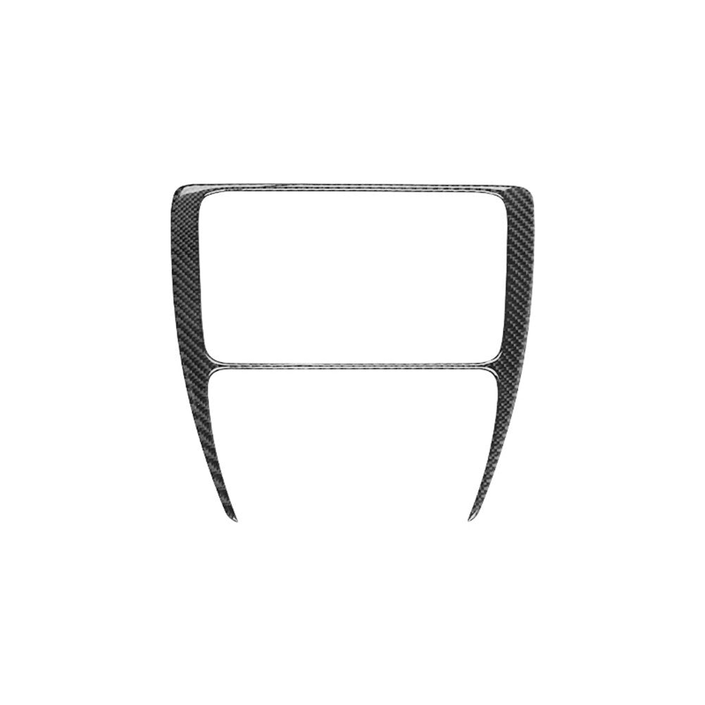Carbon Fiber Central Console Frame Cover Trim for Volkswagen for Jetta Sedan 2011-14