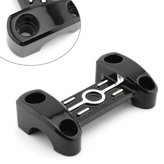 CNC Handlebar Risers Top Cover Clamp Fit for BMW R NINE T R9T Scrambler Motor Black