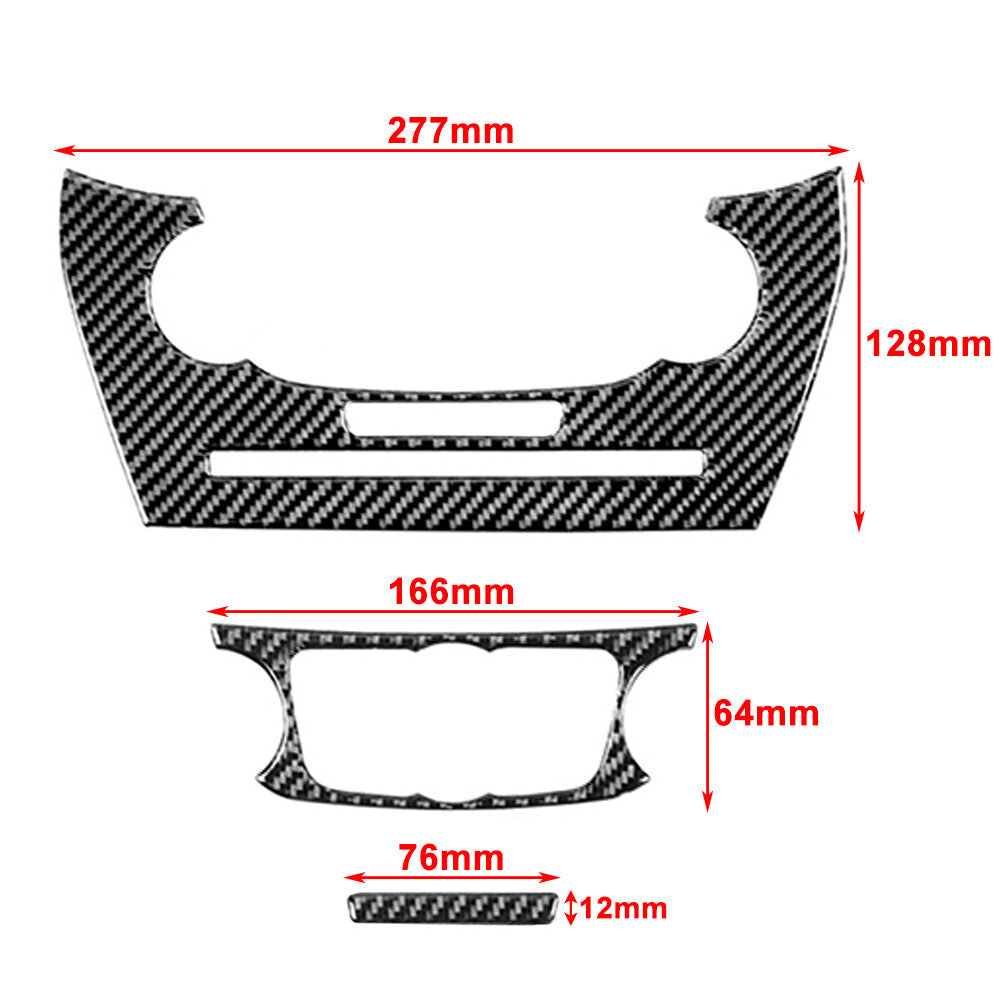 Carbon Fiber Interior AC Switch Button Panel Cover Trim for Dodge Journey 11-18