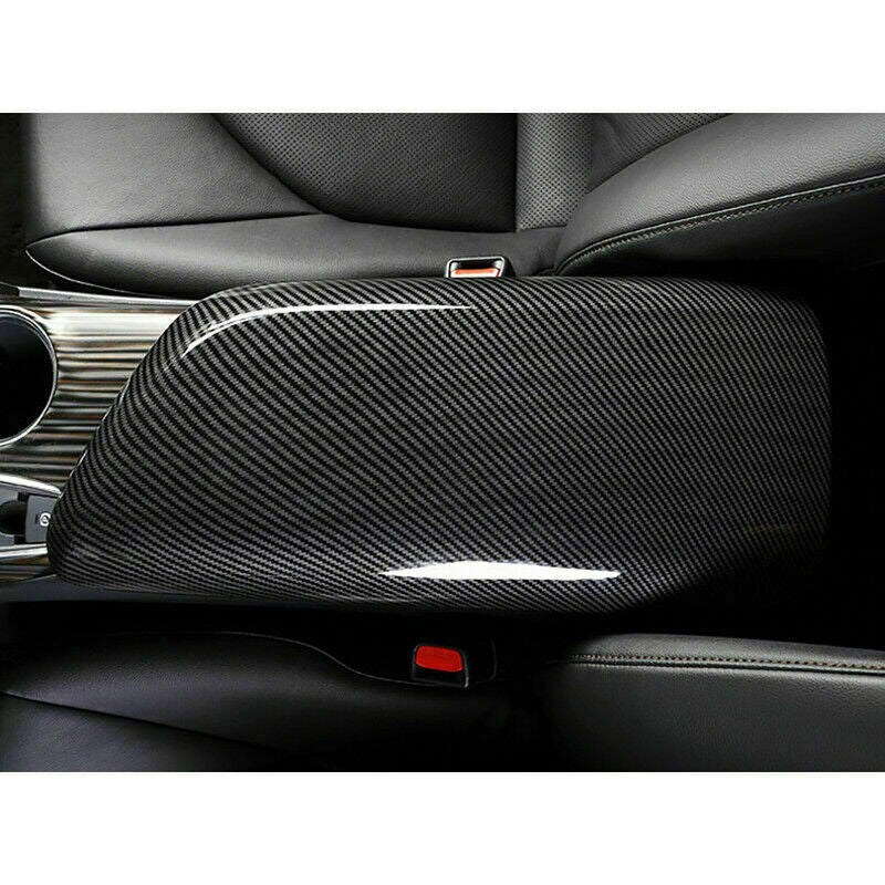for Toyota for Camry 2018-2023 Carbon Fiber Center Console Front Armrest Box Cover