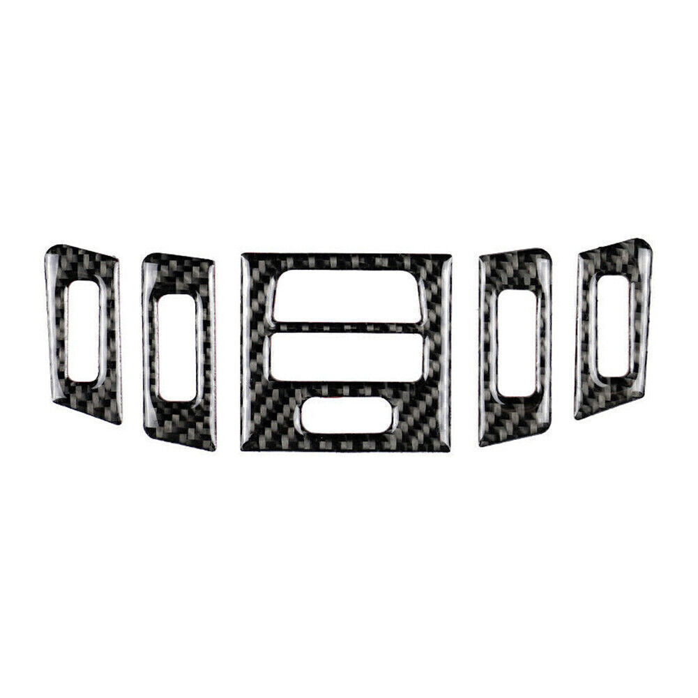 Carbon Fiber Air Vent Outlet Cover Trim for BMW 3 Series E90 E92 E93 2005-12 06