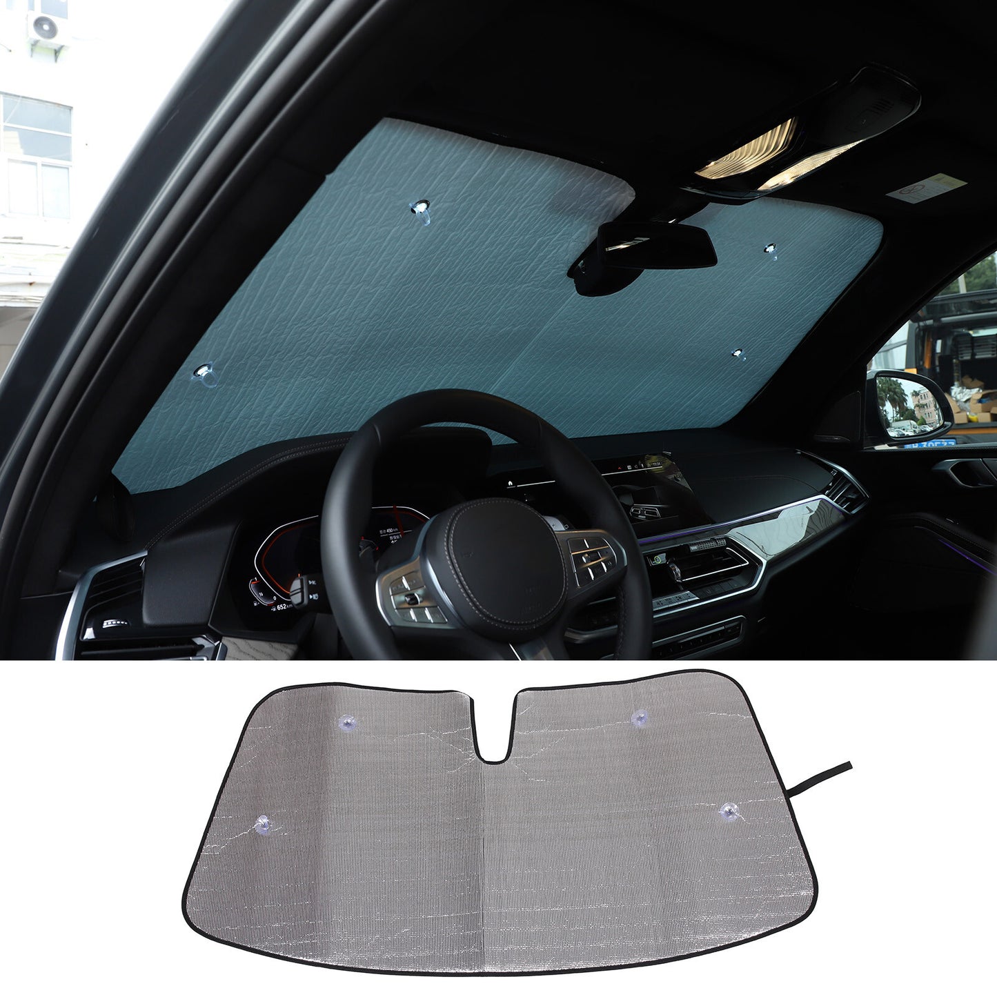 ABS carbon fiber center console armrest cover trim for BMW 3 Series G20 19+