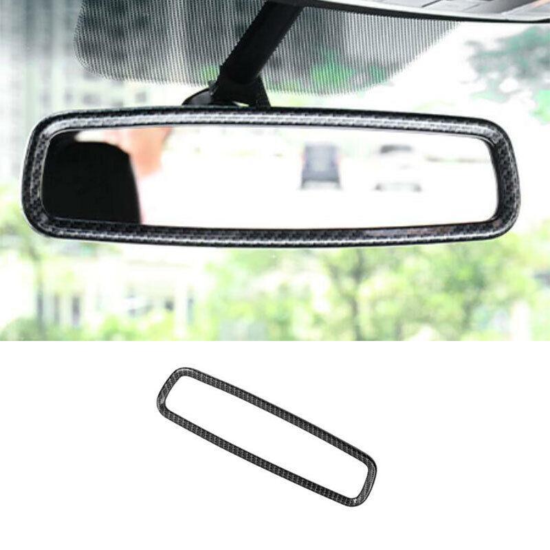 Interior Console Rearview Mirror Trim for Ford Explorer 2011-2019 Carbon Fiber