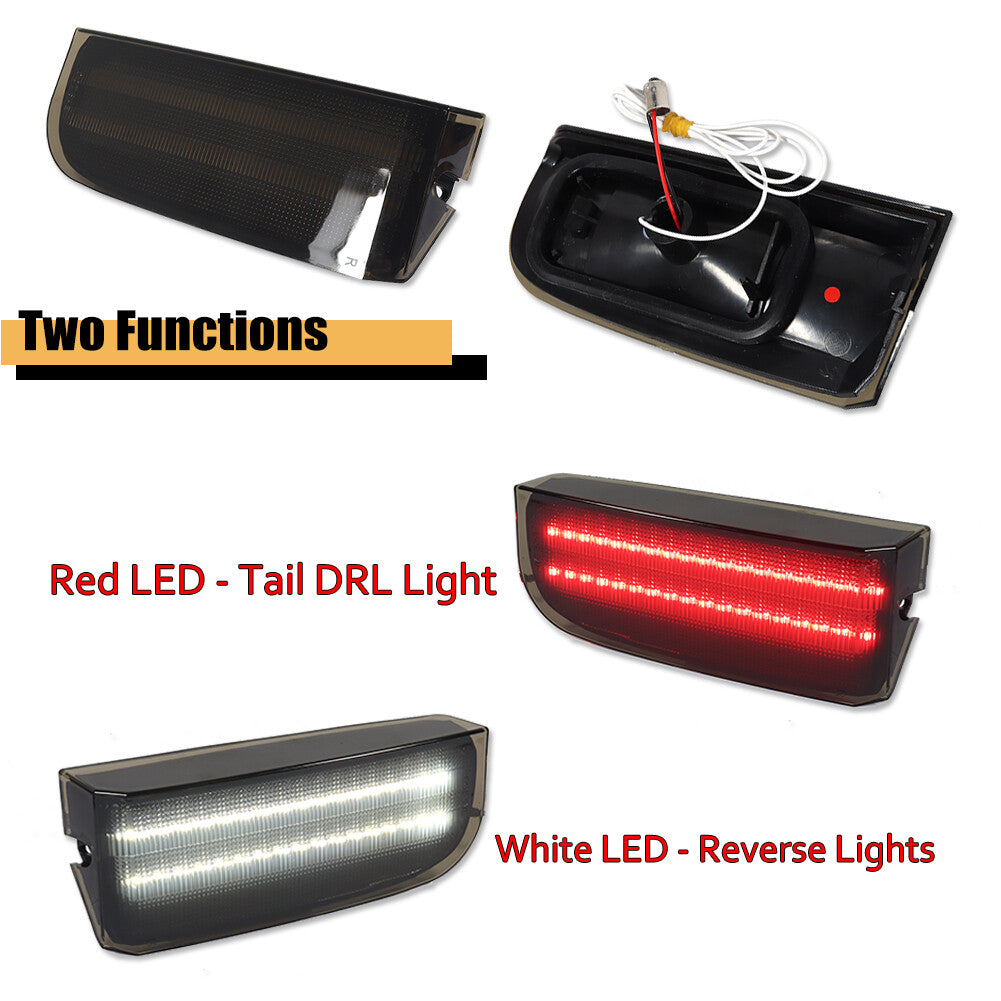 [Full LED] Black housing spare reverse lights for 2003-2012 for Range Rover models.