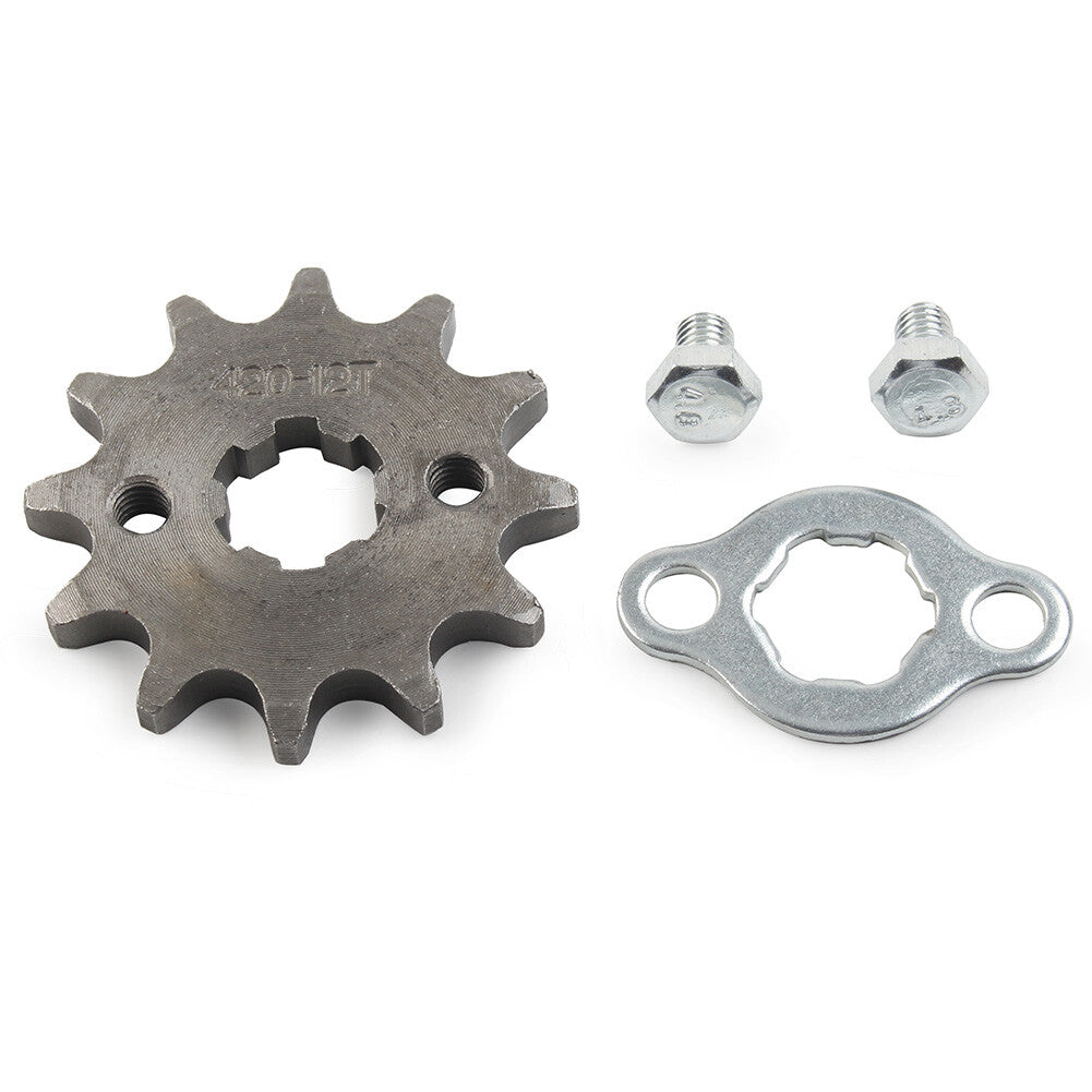 Front Chain Sprocket For 50cc 70cc 90cc 110cc 125cc Pit Dirt Bike 428-12T 17MM